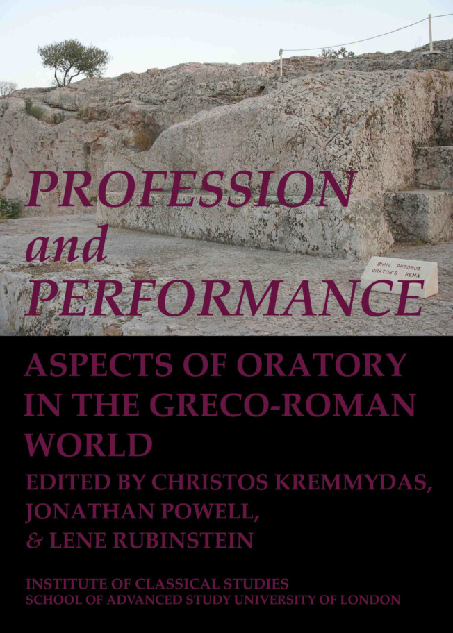 Book cover for Profession and Performance: Aspects of oratory in the Greco-Roman world