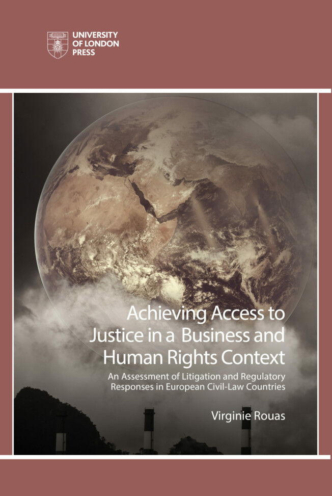 Book cover for Achieving Access to Justice in a Business and Human Rights Context